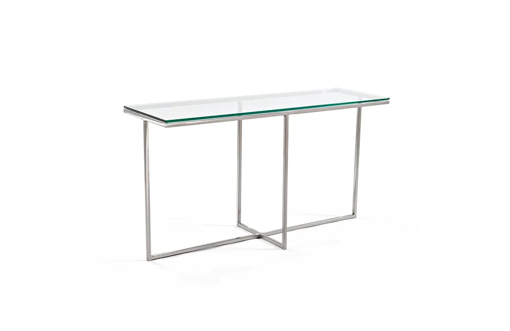 Jon Console Table Clear Glass | Johnston Casuals – Casa Eleganza ...