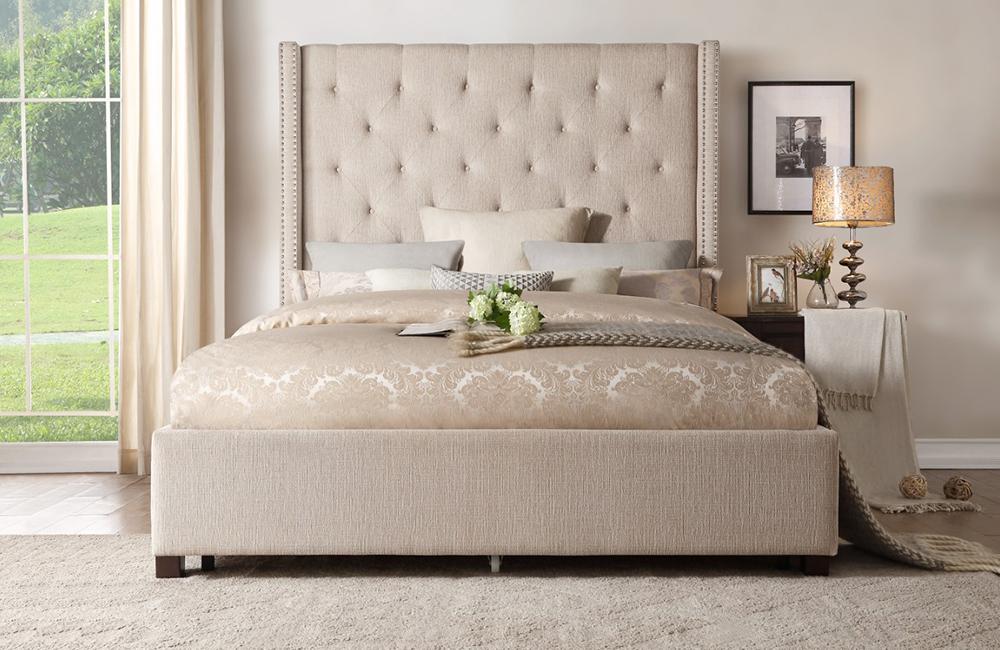 Bed modern store Zenna a Fairfield, Eleganza NJ & ($716) (Queen)-Buy Beige Mattress in | Casa furniture Furniture
