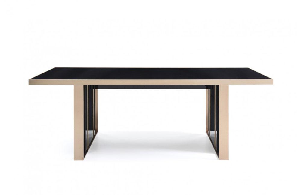 Cartier Modern Black Rosegold Dining Table Buy 2250 in a