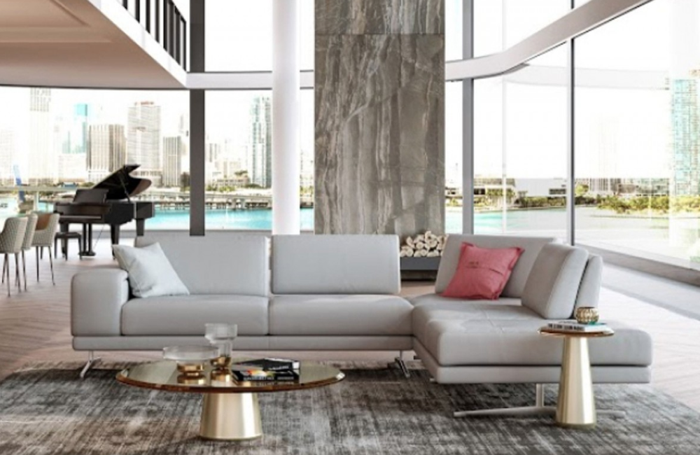 Laf chaise sectional online sofa