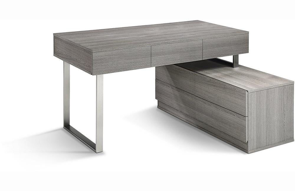 Tay Modern Grey Desk -Buy ($1557) in a modern furniture store Fairfield, NJ