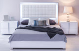 Viola White Modern Bedroom Set