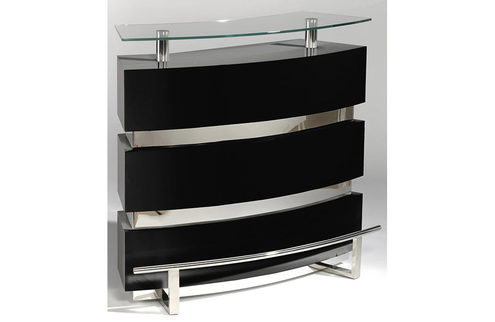 Xenia Bar Black Buy (1335) in a modern furniture store Fairfield, NJ