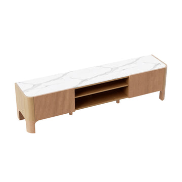 Whitney TV Stand with Marble Top