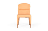 Modrest Ogden Modern Peach & Rosegold Dining Chair (Set of 2)