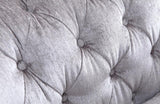 Nyla Gray Tufted Fabric Sofa Set