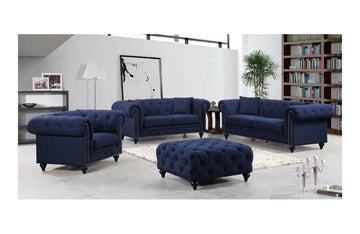 Endicott Navy sofa set