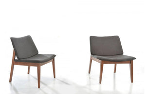 Jett Modern Gray Fabric Accent Chair