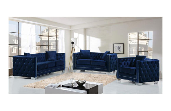 Destry Navy sofa set