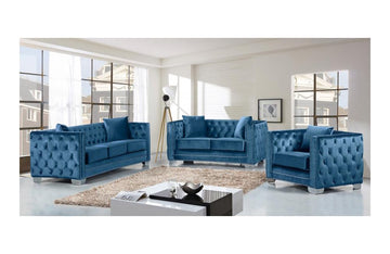 Destry Light Blue sofa set