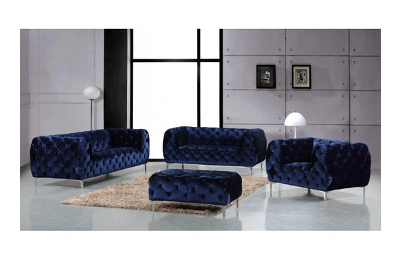 Acker Navy sofa set