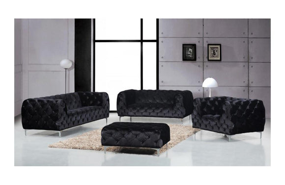 Acker Black sofa set