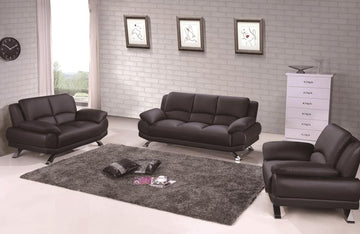 Adonia 3PC Living Room Set Black