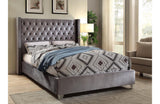 Cacia Grey Bed