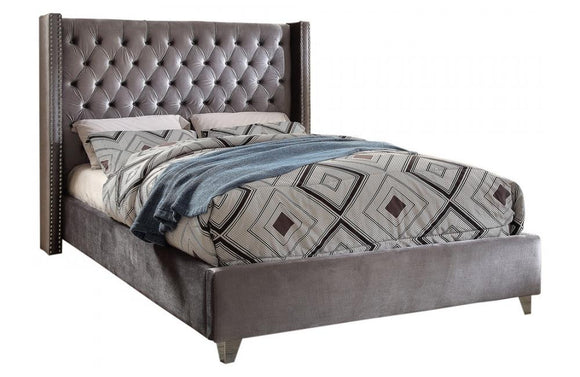 Cacia Grey Bed