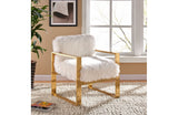 Frost White Fur Chair
