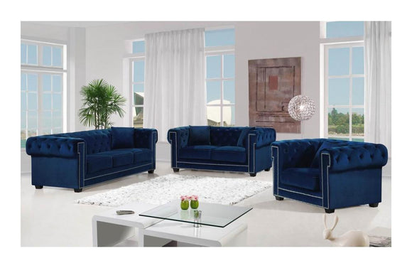 Eloise Navy sofa set