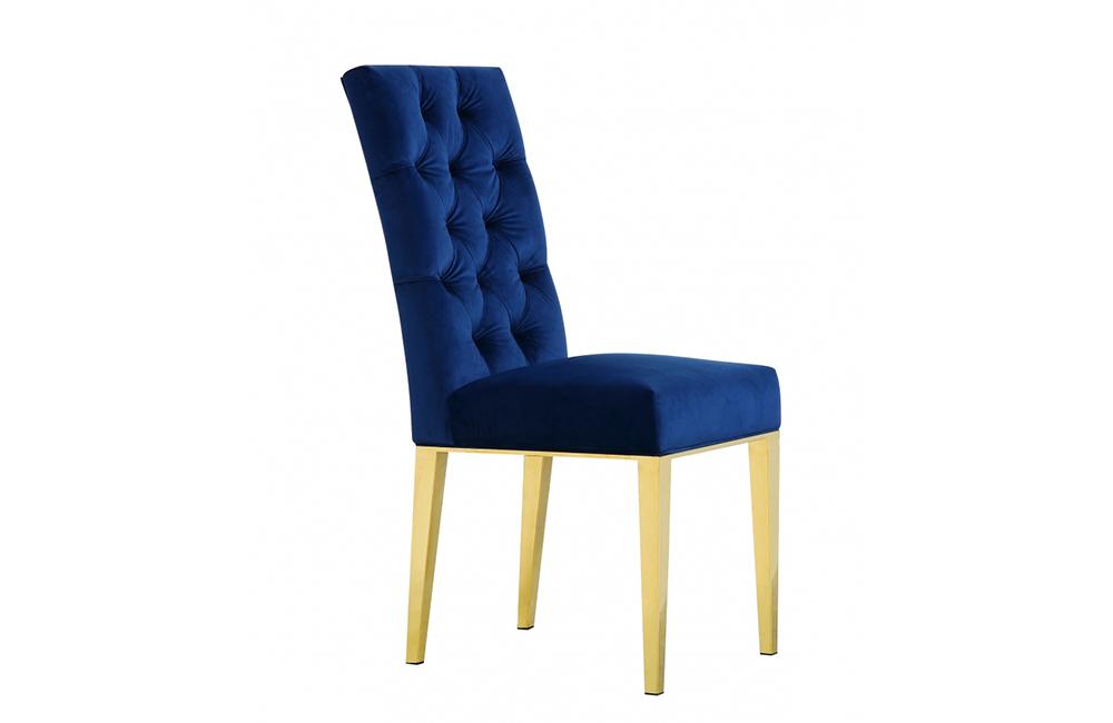 Babson Navy Dining Chair -Buy ($347) in a modern furniture store ...