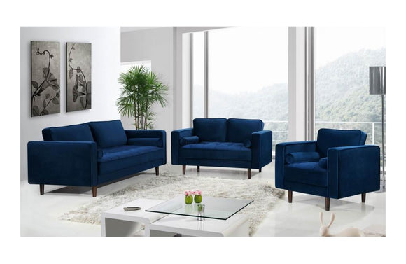 Alfreda Navy sofa set