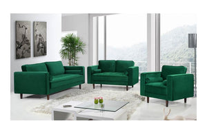 Alfreda Green sofa set
