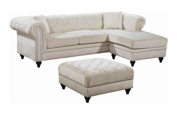 Birdie Cream Sectional Sofa