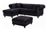 Birdie Black Sectional Sofa