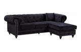 Birdie Black Sectional Sofa