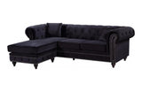 Birdie Black Sectional Sofa