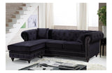 Birdie Black Sectional Sofa