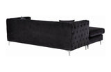 Cady Black Sectional Sofa