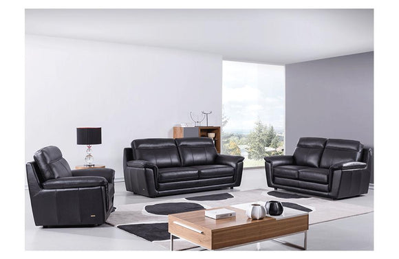 Giannes 3 PC Living Room Set Black