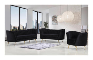 Alura Black sofa set
