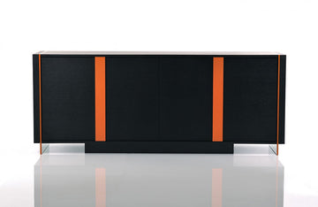 Modrest Vision Modern Black Oak Buffet