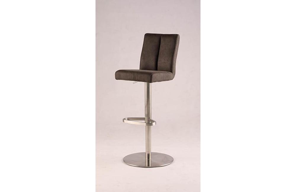 Julian Modern High Back Adjustable Stool Brown
