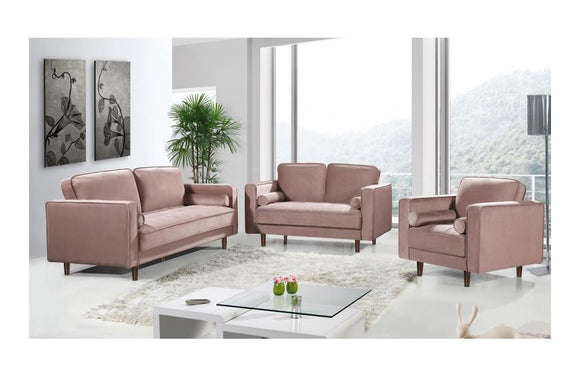 Alfreda Pink sofa set