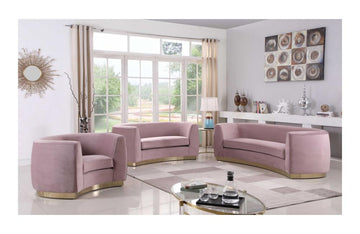 Ximena Pink sofa set