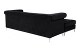 Mason Black Sectional Sofa