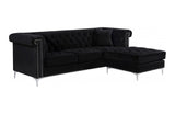 Mason Black Sectional Sofa