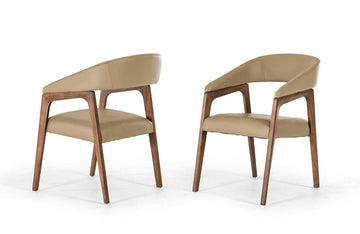 Clive Modern Dining Chair Beige