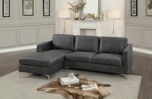 Jordan Gray Sectional Sofa