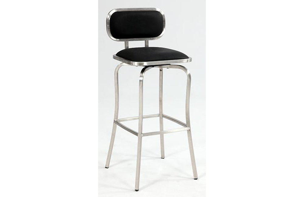 Ethen Modern Swivel Stool Black