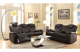 Ascari Black Sofa Set