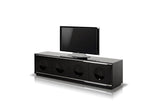 Grand Modern Black Lacquer TV Stand