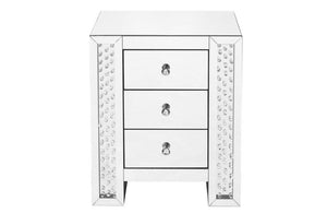 Crystal three drawers Bedside Table