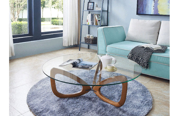 Butterfly Glass  Coffee Table