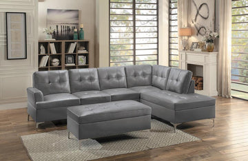 Brenton Gray Sectional Sofa