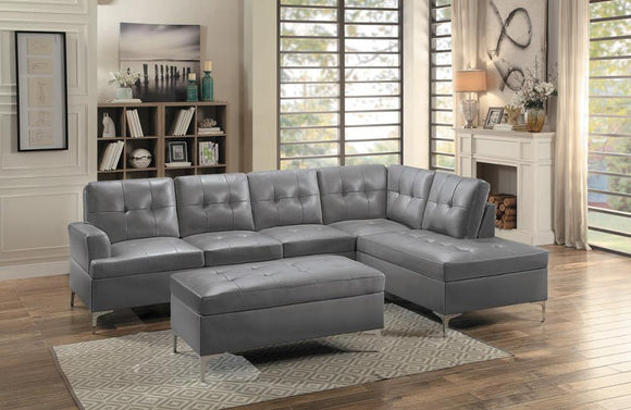 Brenton Gray Sectional Sofa