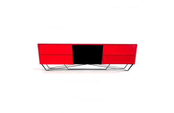 Max Modern Red TV Stand