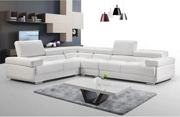 2119 White Sectional Sofa