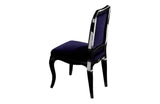 Margaret Velvet Side Chair Purple